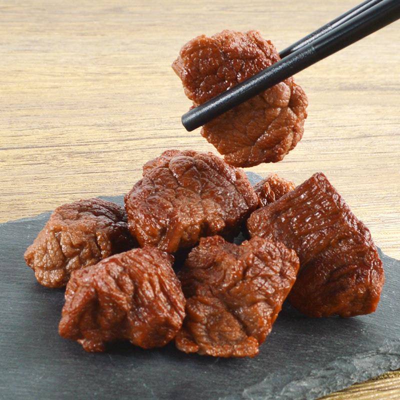仿真牛肉块模型玩具趣味恶搞整蛊仿真瘦肉丁仿真食物食玩挂饰