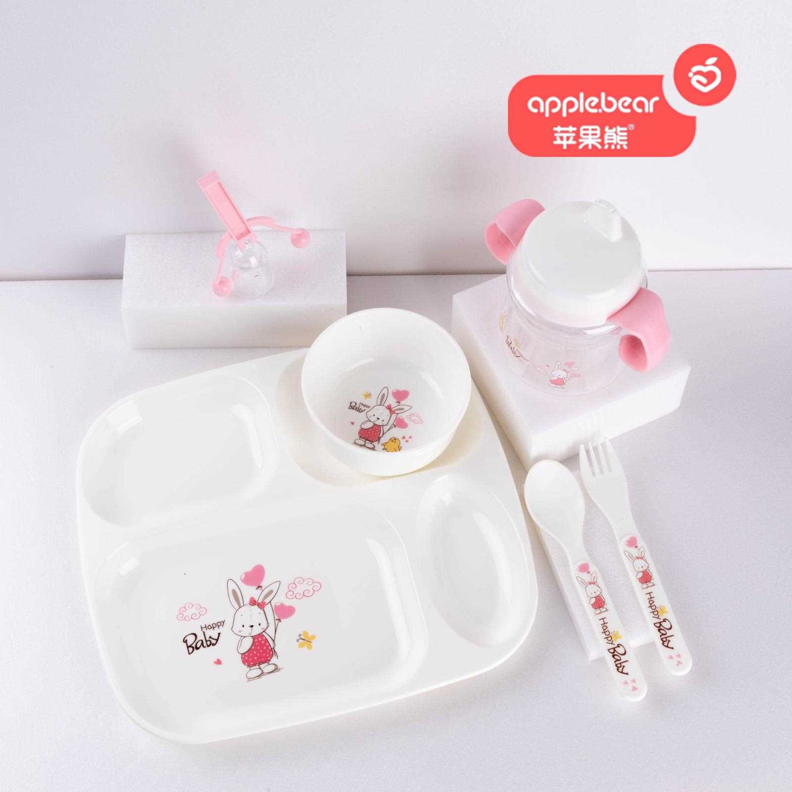 创意卡通儿童餐具套装件套宝宝餐盘辅食碗母婴用品