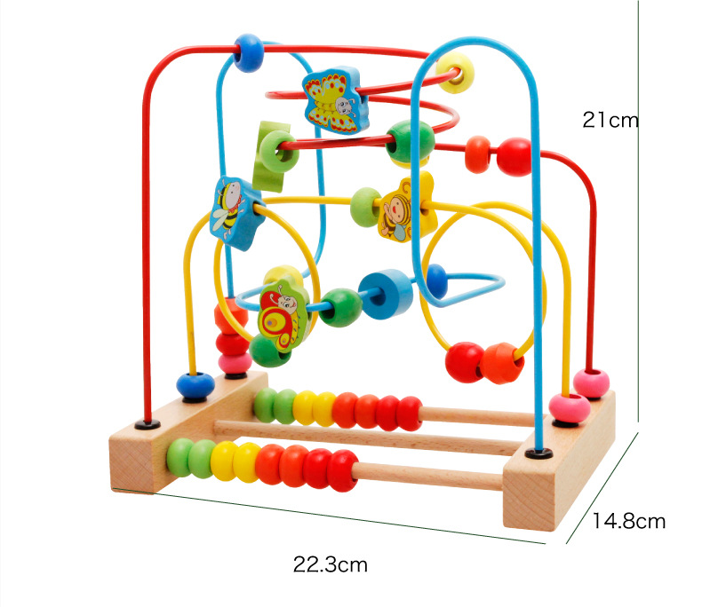 儿童串珠6一12个月婴幼益智玩具男孩女宝宝积木0-1-2周岁-3岁绕珠 玩具/童车/益智/积木/模型 儿童串珠/绕珠 原图主图