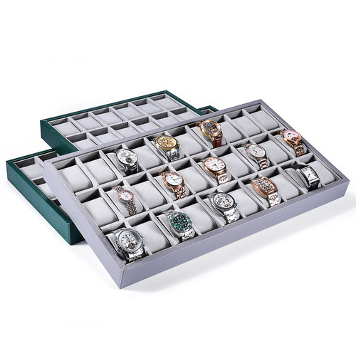 手表收纳盒腕表无盖展示盘