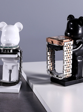 暴力熊手表台创意手表架托腕表收纳展示架手表置物架摆件家用支架