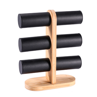 竹木立式手串架家用收纳首饰架子手镯展示架挂手串佛珠文玩饰品架