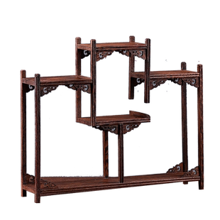 鸡翅木文玩展示架实木手串首饰架文玩店佛珠陈列摆件饰品架项链架