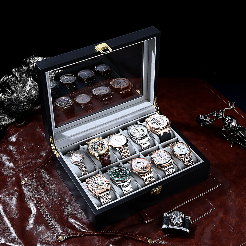 欧式木质手表高档表盒首饰盒表箱