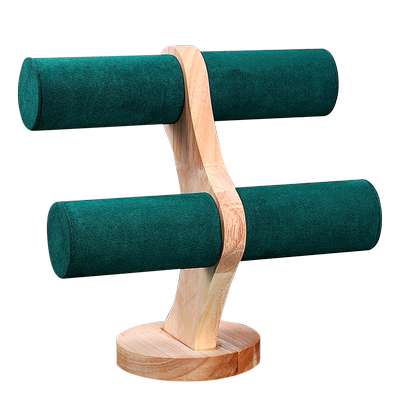 木质双层手镯展示架手表收纳架