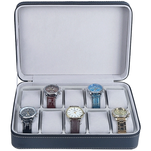 时尚手表收纳盒高档精致手表包绿色多为手表放置盒腕表手表保护盒