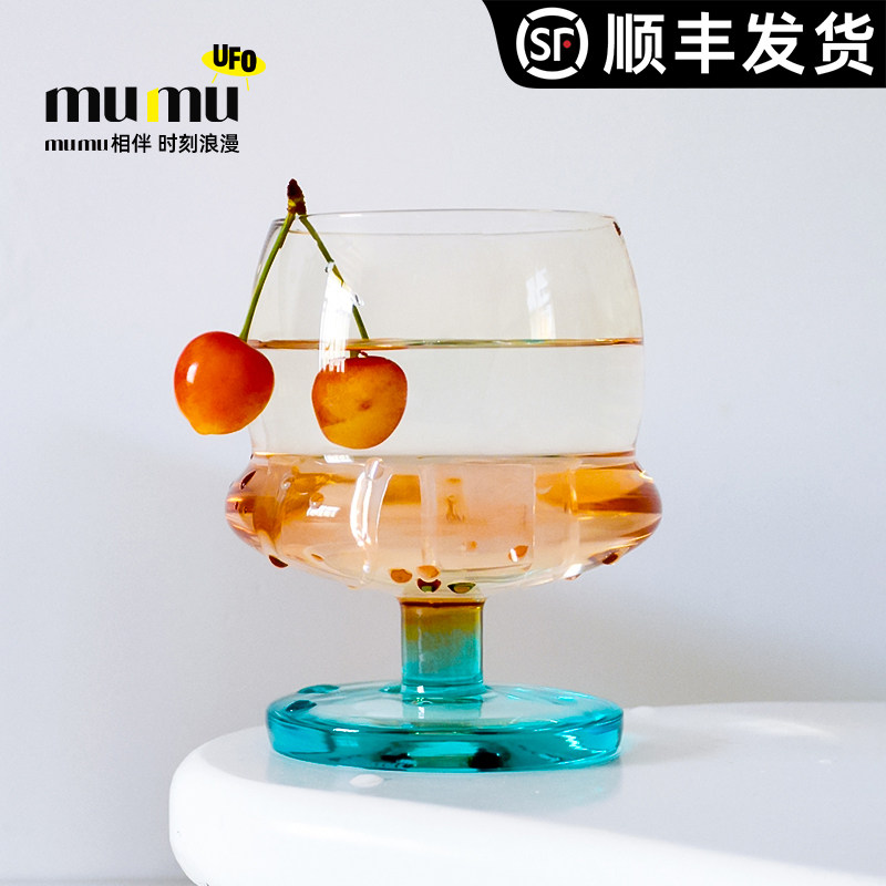 mumu创意鸡尾酒杯组合套装特调日式高脚高级感马天尼光杯子高颜值
