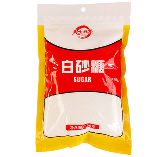 天生好果白砂糖500克袋装食用白糖砂糖烘焙面包西点原料调味品