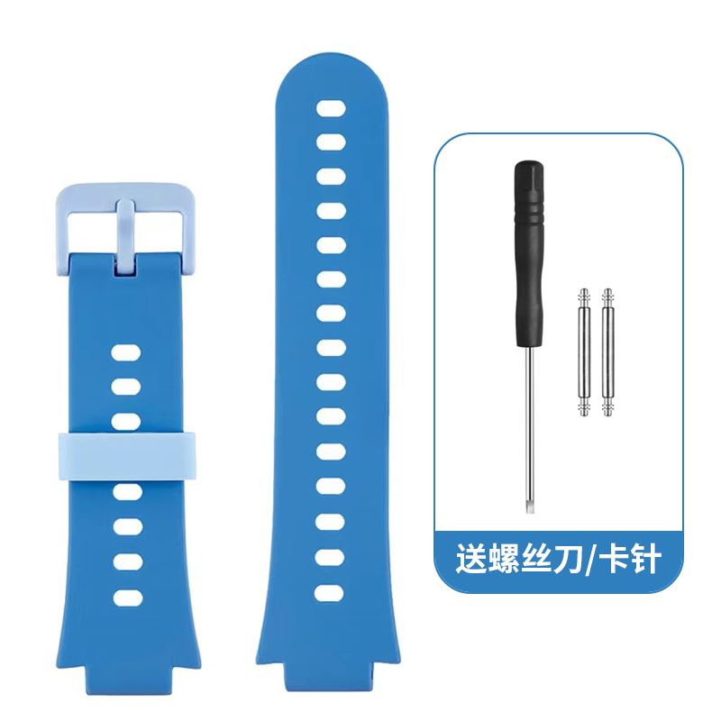 适用米兔小米小寻电话手表5c表带4c儿童6c配件2蓝色3红色5x/4x/U1