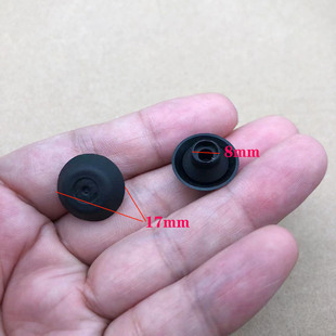 通用款汽车底盘防水孔门板后尾门后备箱防尘密封橡胶堵盖孔径 8mm