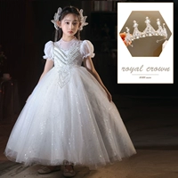 Платье+корона серебряной ручной работы