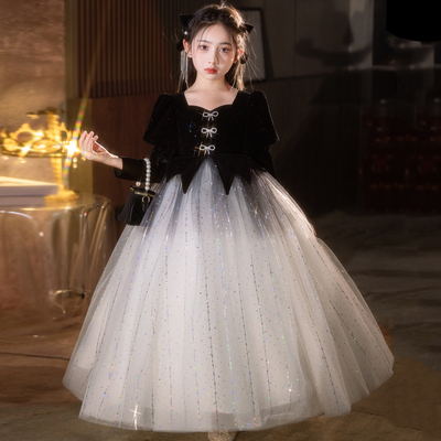 女公主高端轻奢主持人走秀礼服