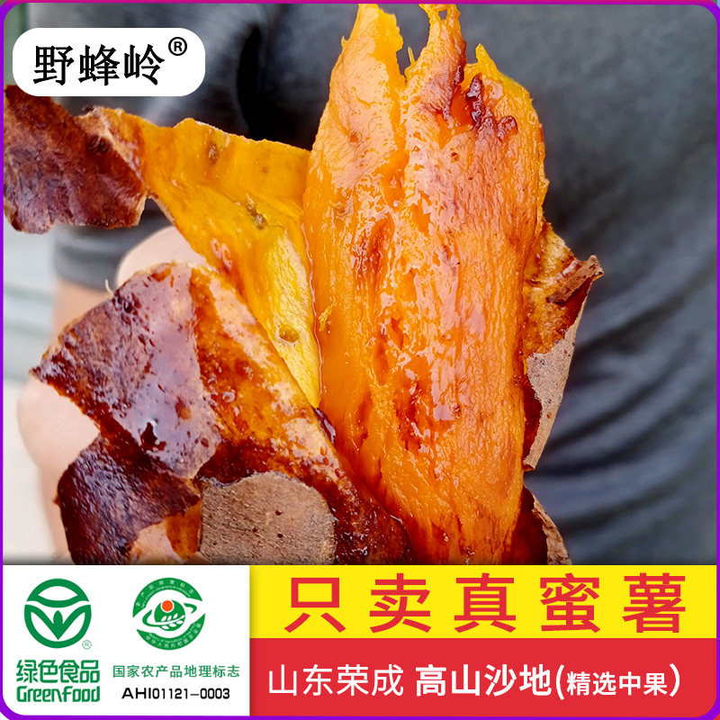野蜂岭香蜜薯流油糖心烤红薯新鲜5斤红心地瓜山东高山沙地烟薯25