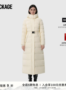 MACKAGE女士 CALINA长款保暖收腰时尚休闲经典修身羽绒服外套上衣