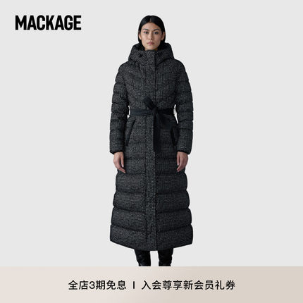MACKAGE 女士 CALINA收腰长款经典休闲经典羽绒服大衣外套上衣