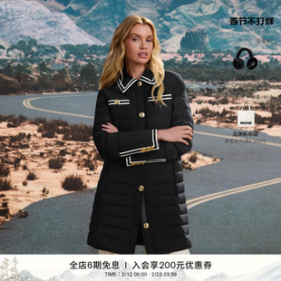 【早春新品】MACKAGE女士 PRECIOUS户外中长款修身羽绒大衣外套