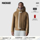 MACKAGE男士 秋冬新品 JAY 双面羊毛连帽夹克简约随性外套夹克