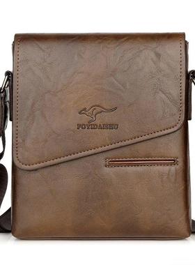 Leather Men Shoulder Handbag Bag Male Small Bags Luxury For1