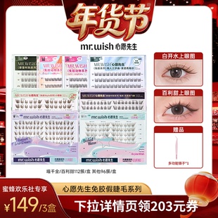 【爆品年货节】Mr.wish/心愿先生免胶款假睫毛PLUS囤货装自然