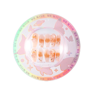 Mr.wish/心愿先生美甲穿戴甲高品质手工定制美甲贴片中长款可拆卸