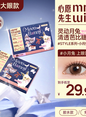 心愿先生小月兔假睫毛韩系淡颜清透自然新款高粘胶条眼睫毛新手