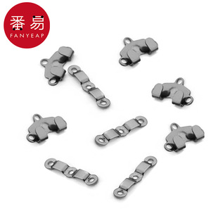 隐形裤 风纪裤 扣AC1sq801 钩扣暗扣女西装 勾隐形 金属裤 暗扣