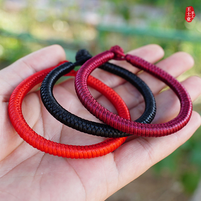 本命年金刚结编织红绳手链