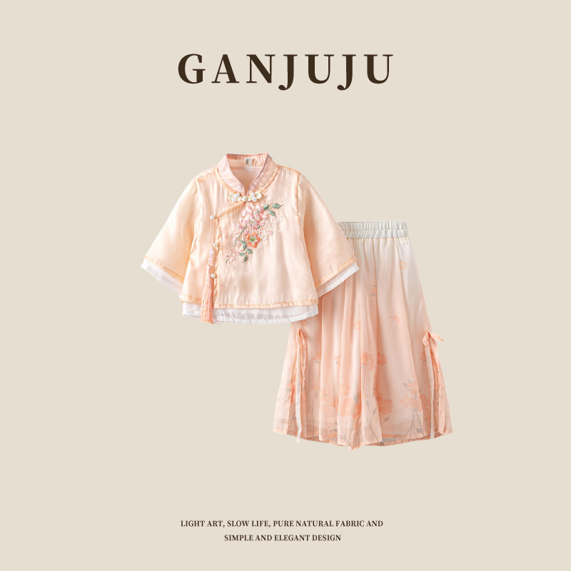 女童夏季新款超仙唐装汉服