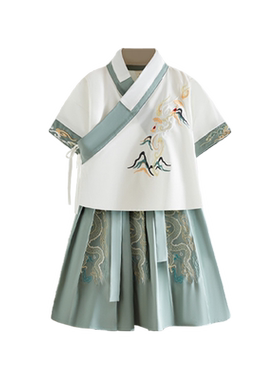 男童中国风汉服套装汉服唐装