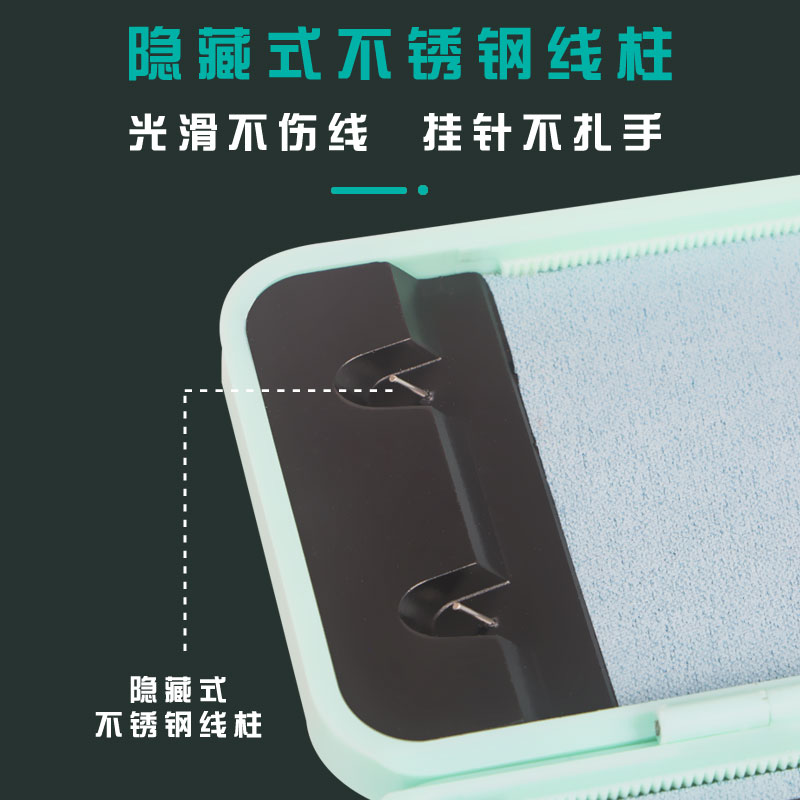 速发超薄子线盒竞技加长子线仕挂盒渔具钓鱼盒子双面大容量迷你盒