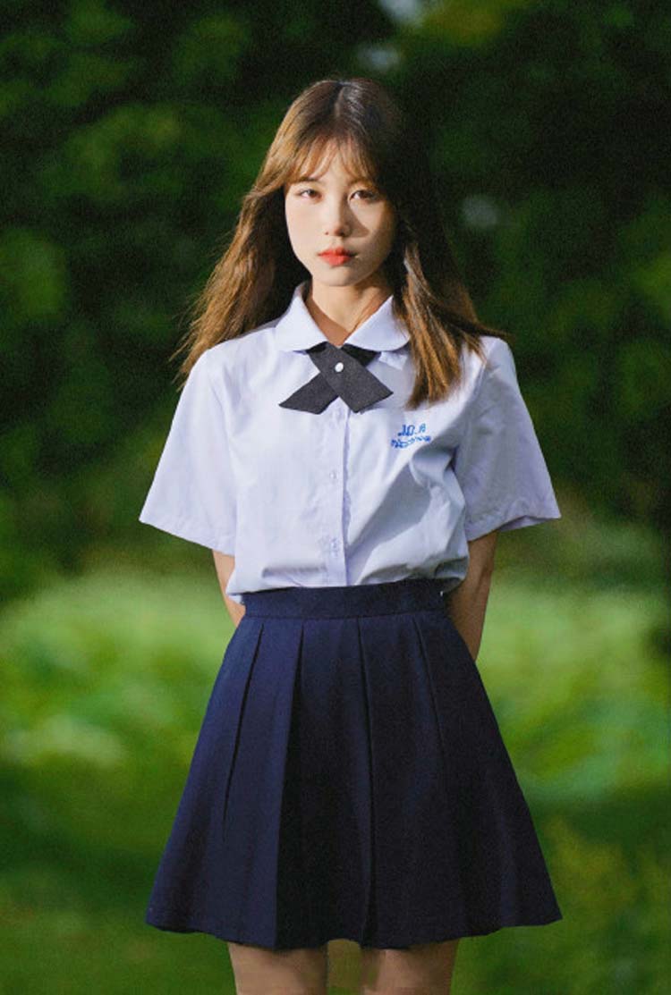 jk禁忌女孩全套衬衫裙子泰国校服