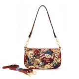 Цепь, сумка подмышку, брендовая универсальная сумка через плечо для отдыха, с медвежатами, коллекция 2023, в корейском стиле