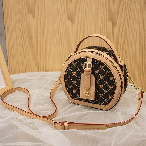 Модная сумка на одно плечо, ремешок для сумки, небольшая сумка, с медвежатами, премиум класс, яркий броский стиль