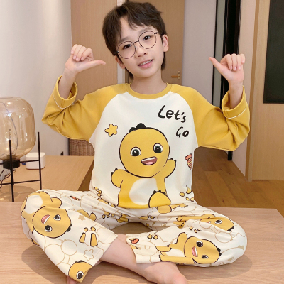 龙宝男童睡衣秋装2025款卡通纯棉
