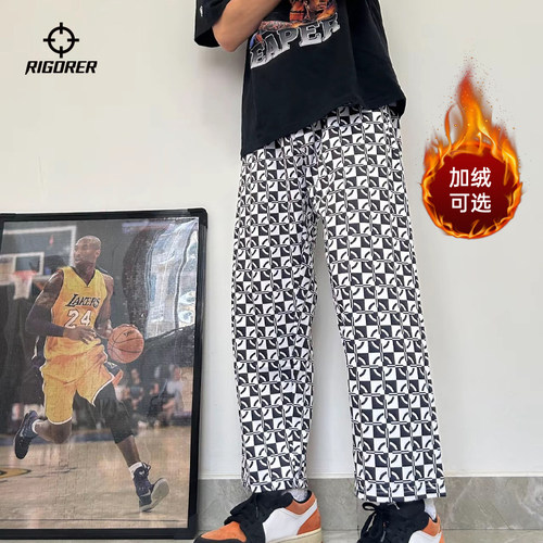 超级草根同款花裤子准者运动长裤