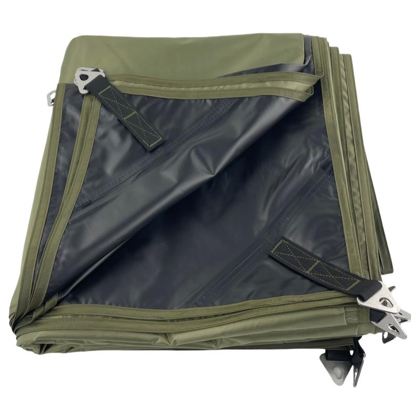 黑胶天幕定制户外露营帐篷防晒抗UV黑胶牛津布防雨沙滩遮阳棚