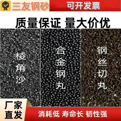 钢丝切丸抛丸机强化除锈喷砂抛光磨料高耐磨切段铸件锻件抛丸清理