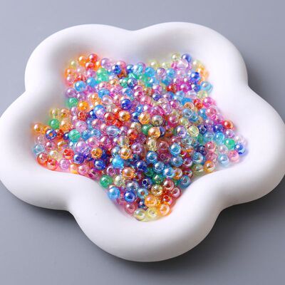 亚克力6mmAB彩珠亚克力珠