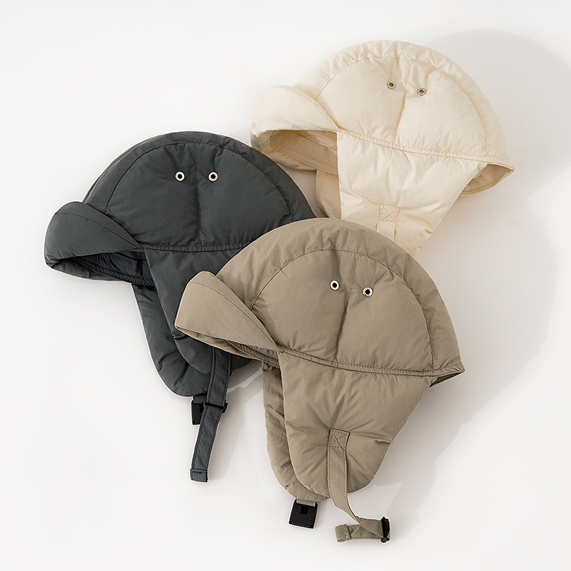 轻便超厚羽绒棉雷锋帽保暖护耳帽