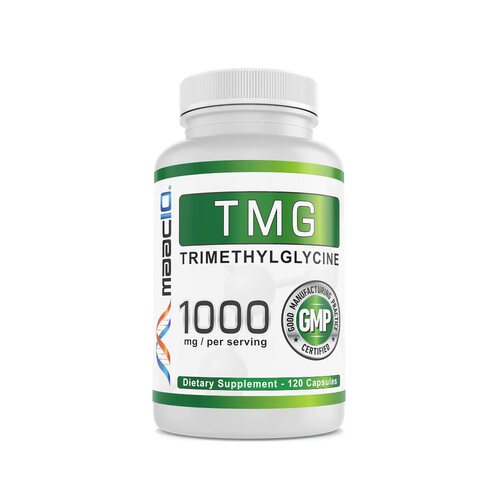 美国 MAAC10 TMG 三甲基甘氨酸 无水甜菜碱胶囊 1000mg 120 粒
