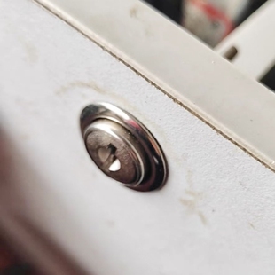 加长侧面柜子锁正面锁头一锁三柜门锁锁芯柜台床头柜锁文件柜锁