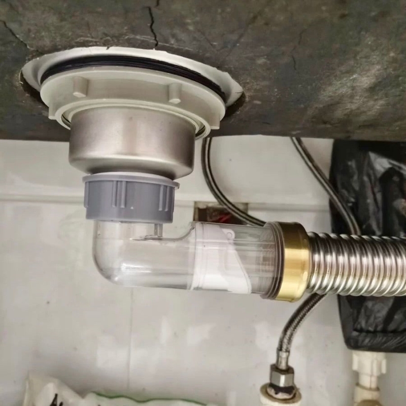 水槽不锈钢通用排水管道下水器下水管防反臭单槽厨房洗碗池防臭