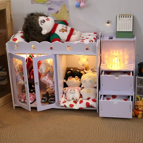 棉花娃娃床娃娃家具玩具