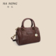 哈弘 斜挎波士顿包包纯牛皮头层牛皮定制女包 潮流款 秋冬新款 经典