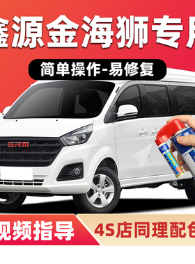 SRM鑫源金海狮补漆笔极光白色汽车漆划痕修复战斗灰色棕色自喷漆