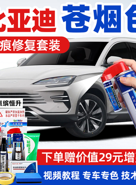 比亚迪苍烟色补漆笔宋plusdmi护卫舰07海狮05车漆修复06EV自喷漆
