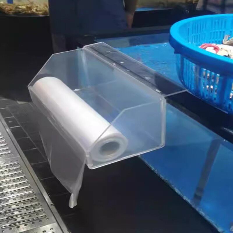 超市海鲜水产池塑料袋挂式陈列盒