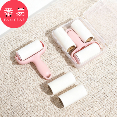 粘毛器/迷你A1pq808-滚筒可撕式粘毛滚工具替换纸便携滚刷粘猫毛