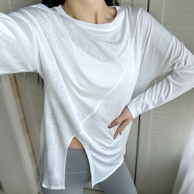 瑜伽服女秋冬款跑步运动宽松罩衫T恤普拉提跑步训练长袖上衣健身,运动服/休闲服装,健身衣,淘宝优惠券,粉丝福利购,淘宝优惠卷