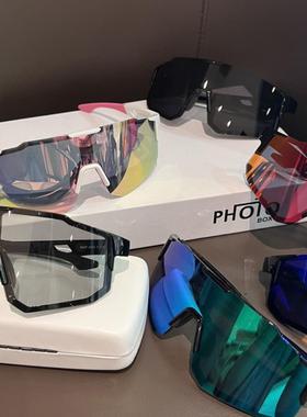 防雾骑行眼镜近视户外跑步专业运动眼镜男款日夜两用自行车风镜女